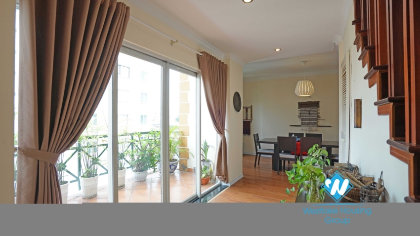 Three bedroom duplex apartment for rent in Hoan Kiem district